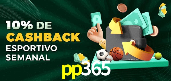 10% de bônus de cashback na pp365